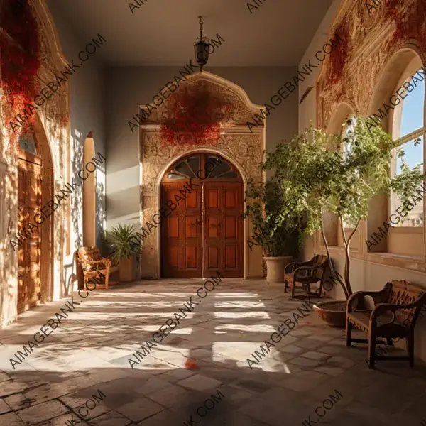 Traditional Persian House Entrance Door: Embracing Wooden Elegance