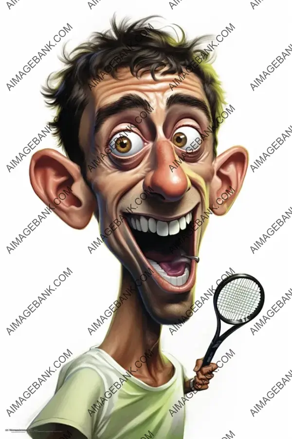 Alex de Minaur Caricature: A Unique Sporting Artwork