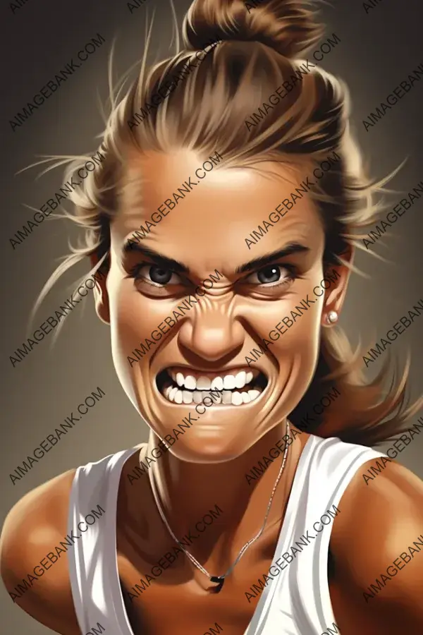 Amelie Mauresmo: A Sporting Masterpiece in Caricature