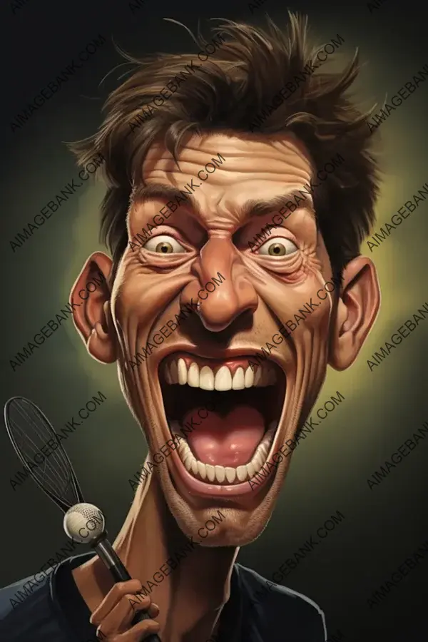 Cameron Norrie&#8217;s Tennis Prowess in Stunning Artistic Caricature