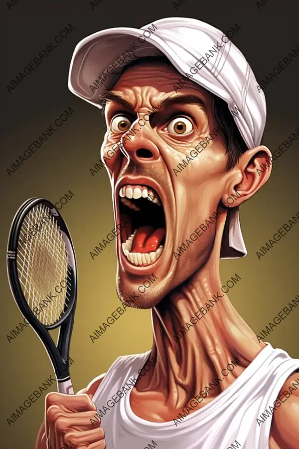 John Isner Caricature: Tennis Star&#8217;s Artistic Charm