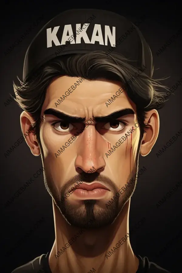 Karen Khachanov&#8217;s Tennis Excellence in Striking Artistic Caricature