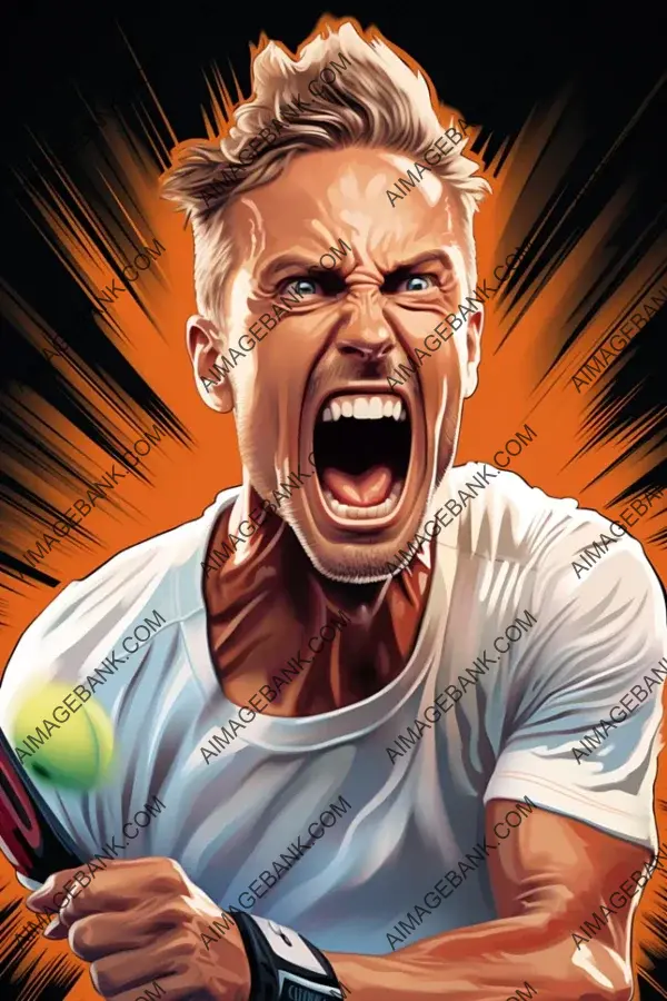 Lleyton Hewitt: Tennis Icon Immortalized in Artistic Caricature