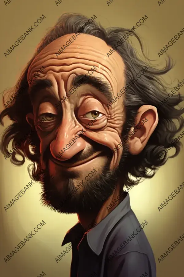 Marcelo Ros Artwork: Tennis Excellence in Caricatures