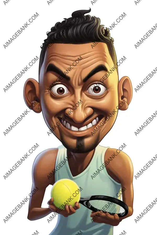 Nick Kyrgios Portraits: Tennis&#8217;s Exciting Personality in Art