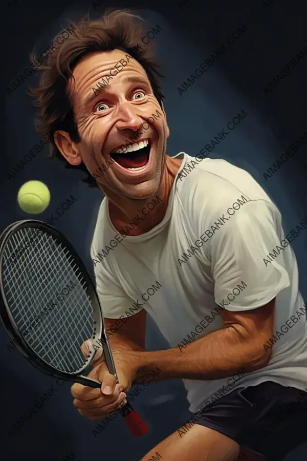 Patrick Rafter Art: Expressing Tennis Glory in Caricatures