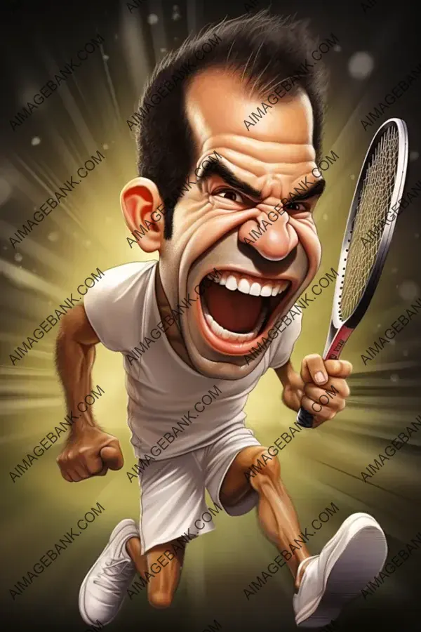 Pete Sampras Artwork: Tennis Greatness in Visual Portraits