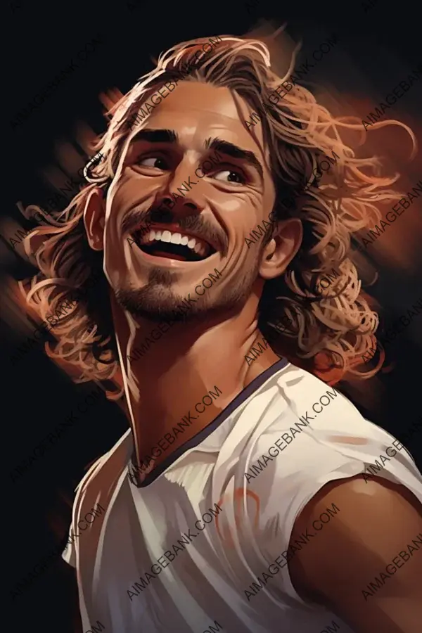 Stefanos Tsitsipas Artwork: Tennis&#8217;s Greek Wonder in Portraits