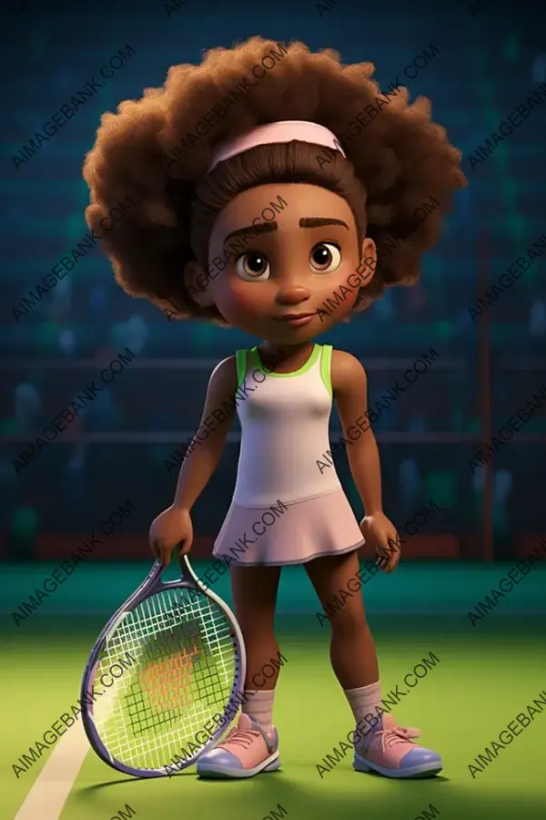 Serena Williams as a Pixar Children&#8217;s Character