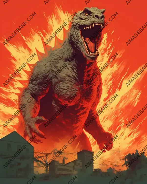 Godzilla Unleashed: Art by Peter Bergting