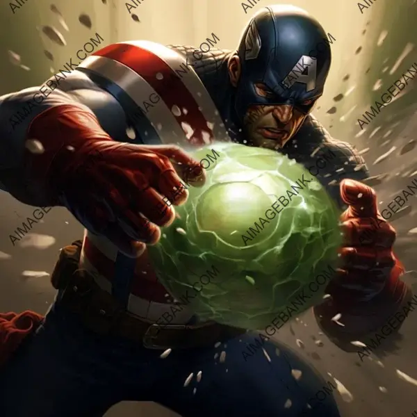 Epic Clash: Hulk Grabs Captain America&#8217;s Shield