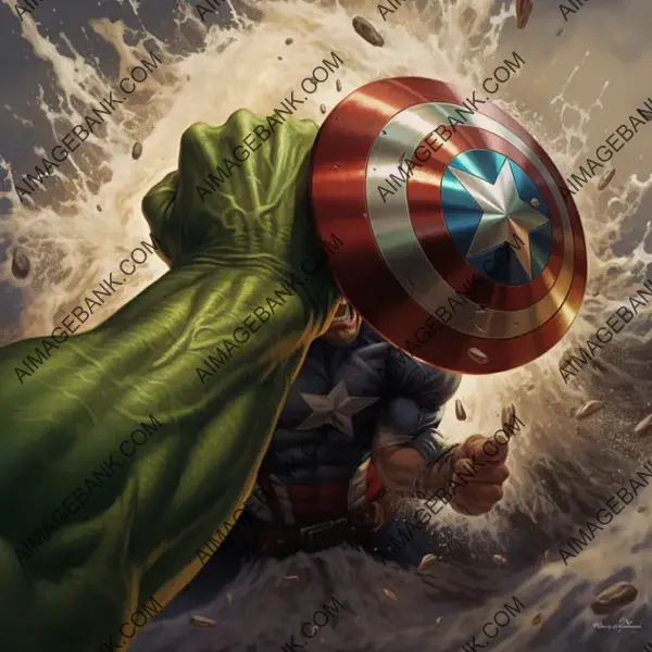 Hulk vs. Captain America: A Fierce Battle