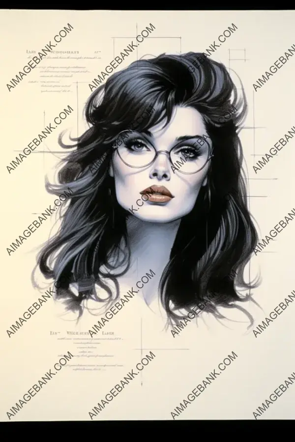 Lois Lane&#8217;s Face in 1994: Character Model Sheet