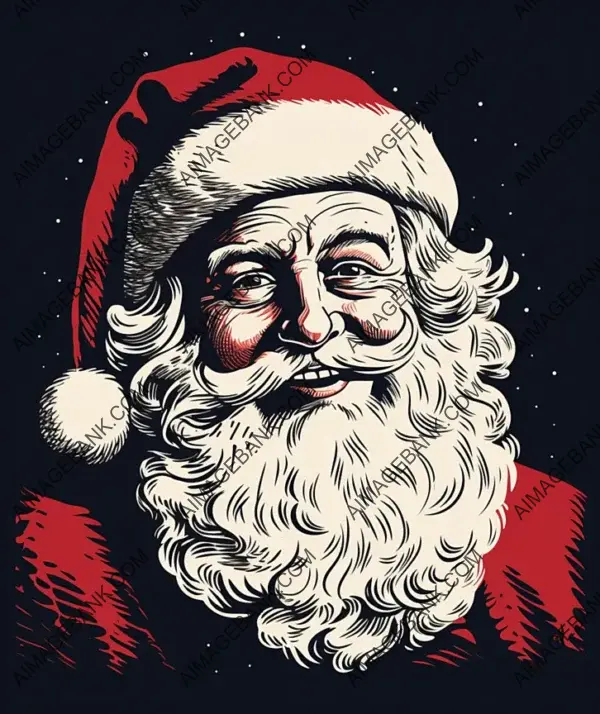 Get Your Transparent PNG of a Santa Claus Drawing