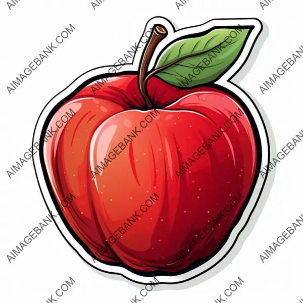 Apple Screenshotsaturday Sticker on a White Background