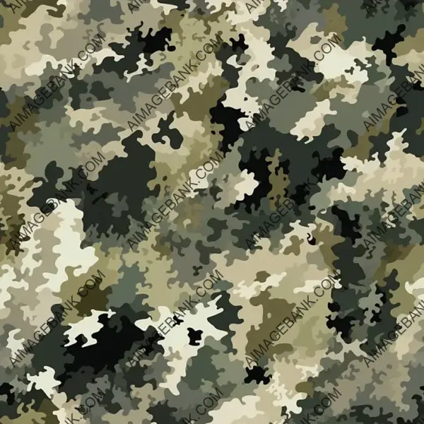 Trendy Digital Camouflage Fabric Pattern