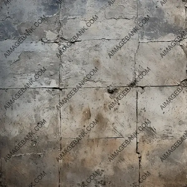 Worn and Dirty Concrete Tiles