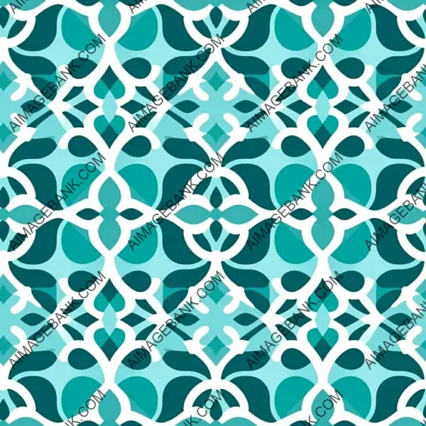 Textured Tiles and Teal Pattern