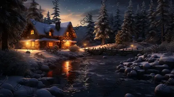 Let the Christmas Woods Calmly Guide Your Breathing &#8211; Wallpaper