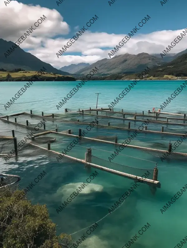 Immerse Yourself in Realistic Photography of Cook Mountain Salmon Farm &#8211; Wallpaper