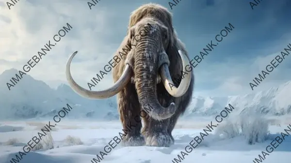 Arctic Woolly Mammoth in All Its Glory &#8211; Wallpaper