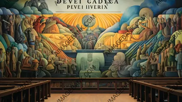 Immerse in the Rich Culture Depicted in Diego Rivera&#8217;s Mural Artistry with Wallpaper