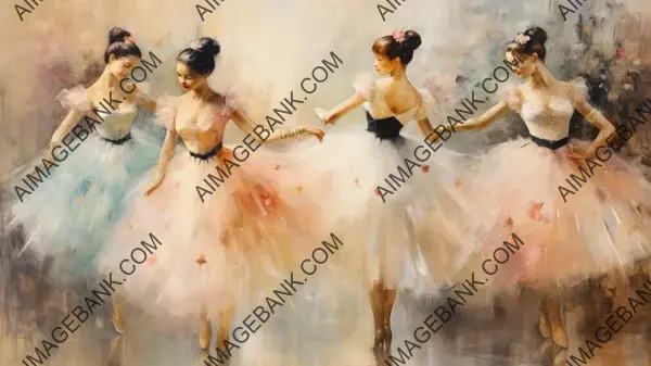 Explore the Grace and Artistry of Degas&#8217; Ballet Dancers with Wallpaper