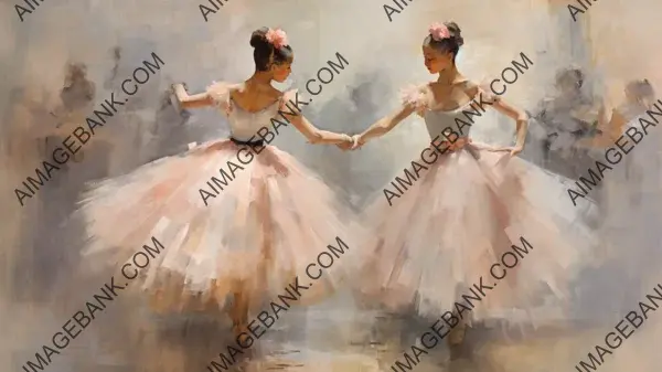 Immerse in the World of Dance and Elegance with Degas&#8217; Ballet Dancers Wallpaper