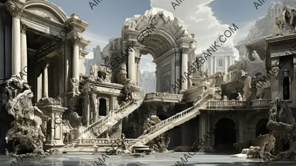 Dive into the Enchanting and Imaginative Worlds Crafted by Giovanni Battista Piranesi with Wallpaper