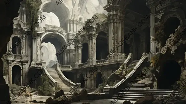 Discover the Magnificent and Detailed Architectural Renderings of Piranesi with Wallpaper