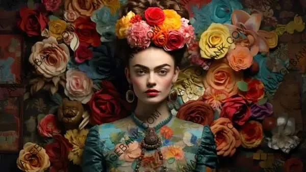 Explore the Symbolism and Identity in Frida Kahlo&#8217;s Self-Portraits with Wallpaper