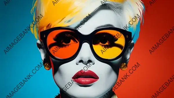 Step into the Colorful and Bold World of Andy Warhol in This Wallpaper.