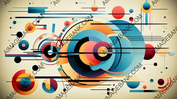 Channel Your Inner Artist with Kandinsky&#8217;s Abstract Composition in This Wallpaper.