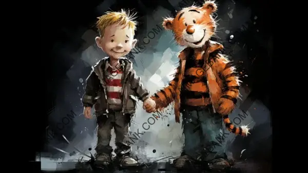 Immerse yourself in the whimsical and imaginative adventures of Calvin and Hobbes with these captivating wallpapers.