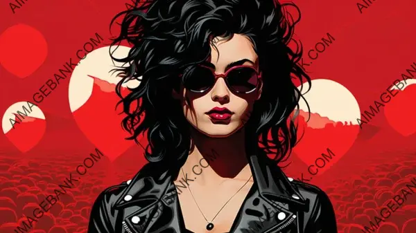 Immerse yourself in the world of Jaime Hernandez&#8217;s Love Rockets with stunning wallpaper.