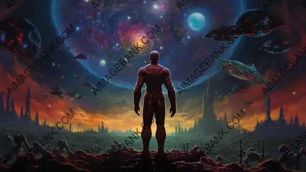 Immerse yourself in the cosmic wonders of Jim Starlin&#8217;s odyssey with stunning wallpaper.