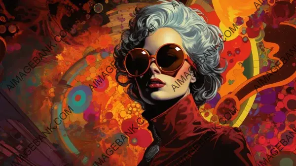 Experience the colorful and surreal world of psychedelic espionage with captivating wallpaper inspired by Jim Steranko.