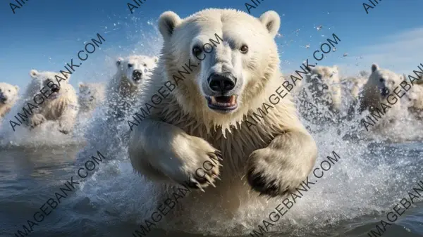 Experience the Beauty and Wonder of Polar Regions with Captivating Wallpaper by Paul Nicklen.