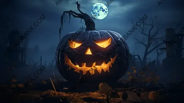 Immerse Yourself in the Halloween Spirit with Stunning Realistic HD Wallpaper.