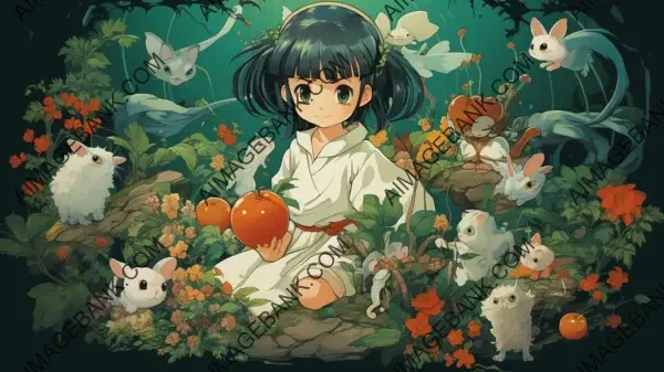 Immerse Yourself in the Whimsical and Supernatural Tales with Stunning Wallpaper by Rumiko Takahashi.