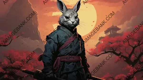 Pay Homage to Stan Sakai&#8217;s Usagi Yojimbo Samurai Tales with Captivating Wallpaper.