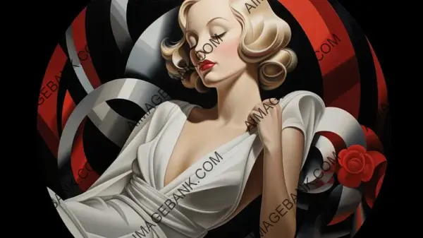 Dive into the Roaring Twenties and Art Deco Aesthetics with Mesmerizing Wallpaper by Tamara de Lempicka.