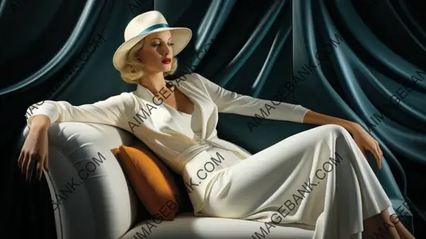 Step into the Glamorous Roaring Twenties with Wallpaper by Tamara de Lempicka with Captivating Wallpaper.