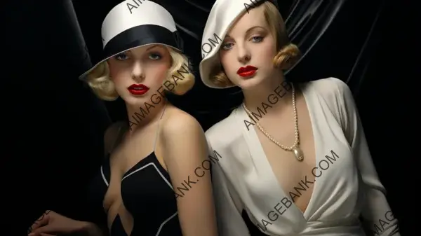 Dive into the Iconic Era of the Roaring Twenties with Mesmerizing Wallpaper by Tamara de Lempicka.