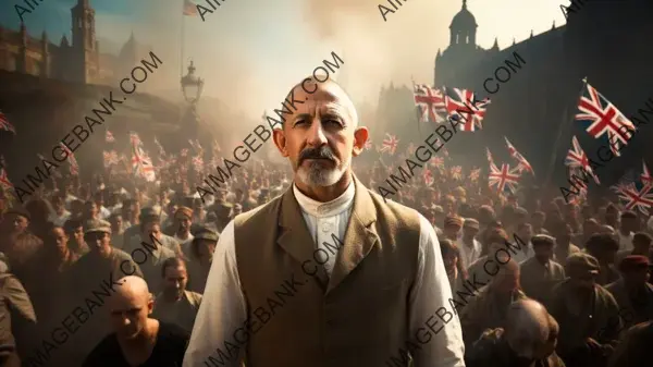 Discover the artistic details of the inspiring poster wallpaper for &#8216;Gandhi&#8217; with Ben Kingsley.