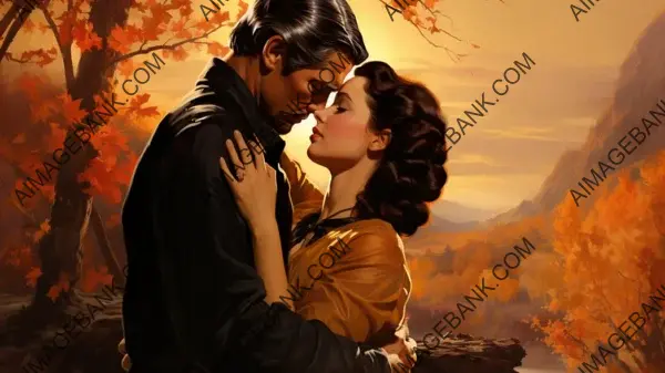 Step into the timeless world of &#8216;Gone with the Wind&#8217; with crafted poster wallpaper.