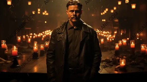 Dive into the creative process of crafting a suspenseful wallpaper inspired by Brad Pitt in &#8216;Inglourious Basterds.&#8217;