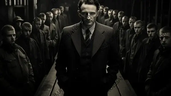 Design a poster for the ages with Liam Neeson&#8217;s iconic portrayal in Schindler&#8217;s List.