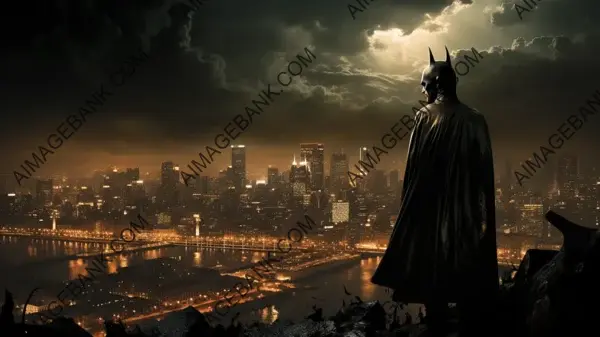 Dive into Gritty Design with Christian Bale-Inspired &#8220;Dark Knight&#8221; Wallpaper.