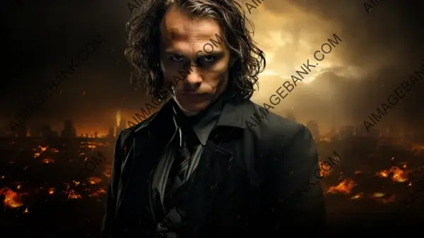 Immerse in Intense Creativity with Heath Ledger&#8217;s &#8220;Dark Knight&#8221; Wallpaper.